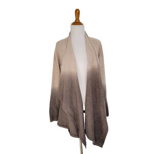 Barefoot Dreams Bamboo Chic Lite Calypso Wrap Ombre Brown 436 Women S/M
